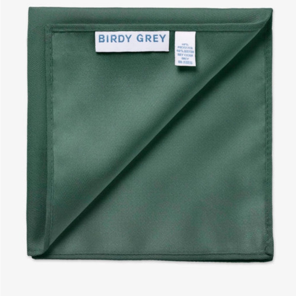 8 Birdy Grey Eucalyptus Pocket Squares